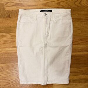 Joe's Jeans White Denim Skirt Size 26